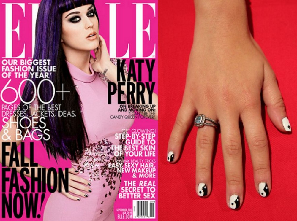 Detail Red Yin Yang Nails Nomer 23