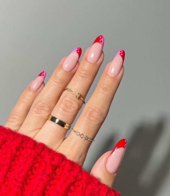 Detail Red Yin Yang Nails Nomer 6