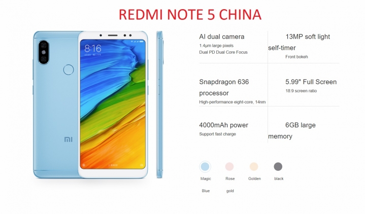 Detail Redmi Note 5 China Nomer 21