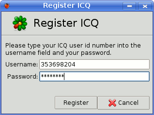 Detail Register Icq Nomer 6