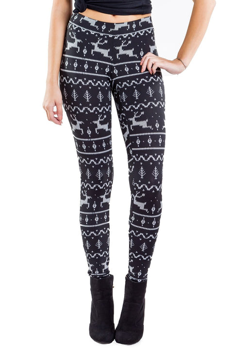 Detail Reindeer Arrow Leggings Nomer 9