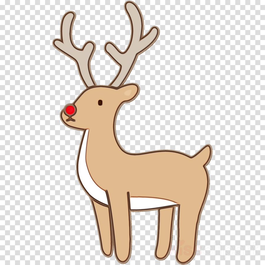 Detail Reindeer Clipart Images Nomer 32