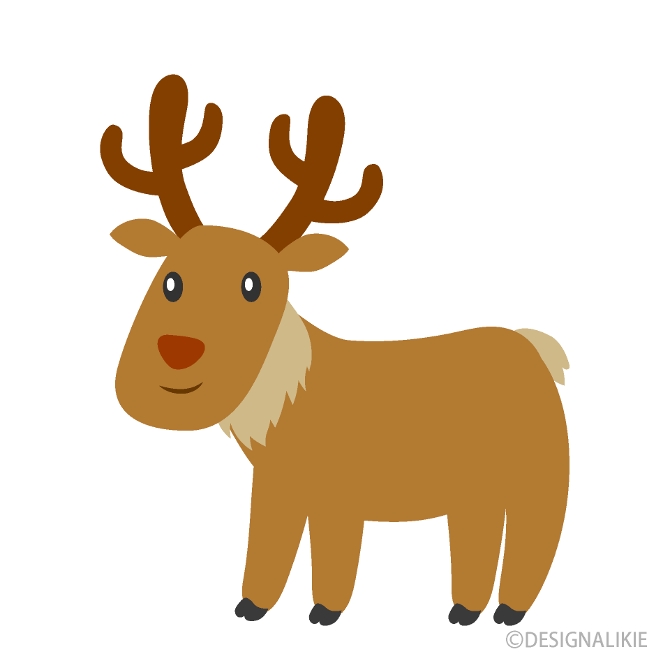 Detail Reindeer Clipart Images Nomer 8