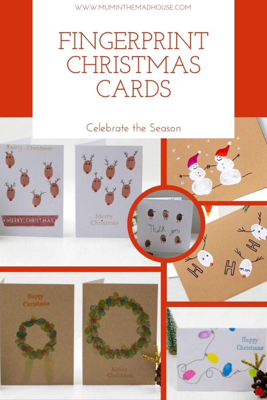 Detail Reindeer Fingerprint Card Nomer 21