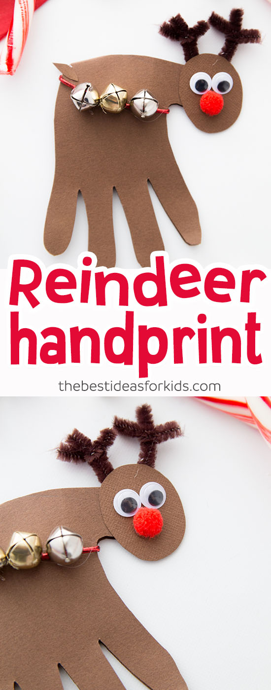 Detail Reindeer Fingerprint Card Nomer 27