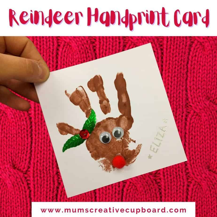 Detail Reindeer Fingerprint Card Nomer 42