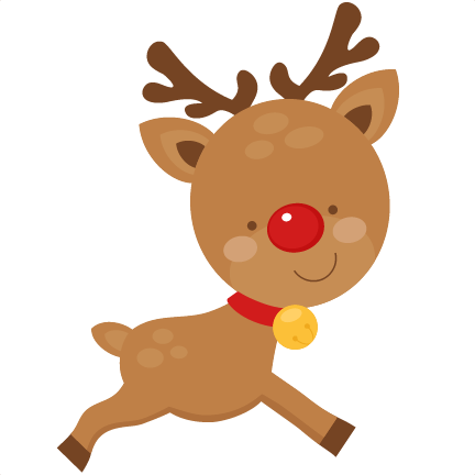 Detail Reindeer Flying Clipart Nomer 17