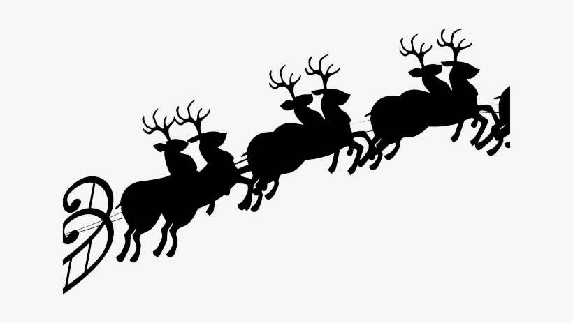 Detail Reindeer Flying Clipart Nomer 47
