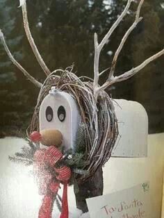 Detail Reindeer Mailbox Nomer 3