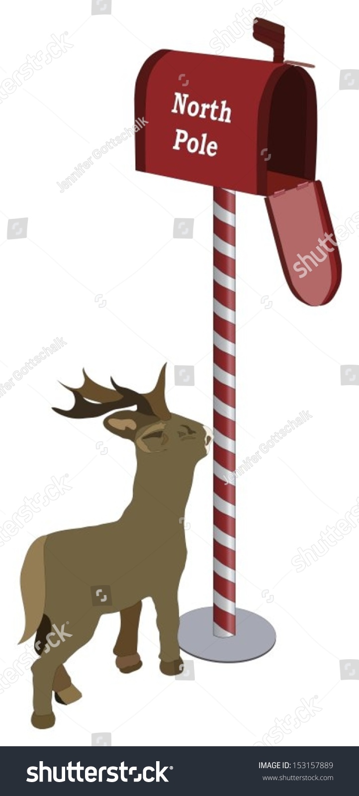 Detail Reindeer Mailbox Nomer 51