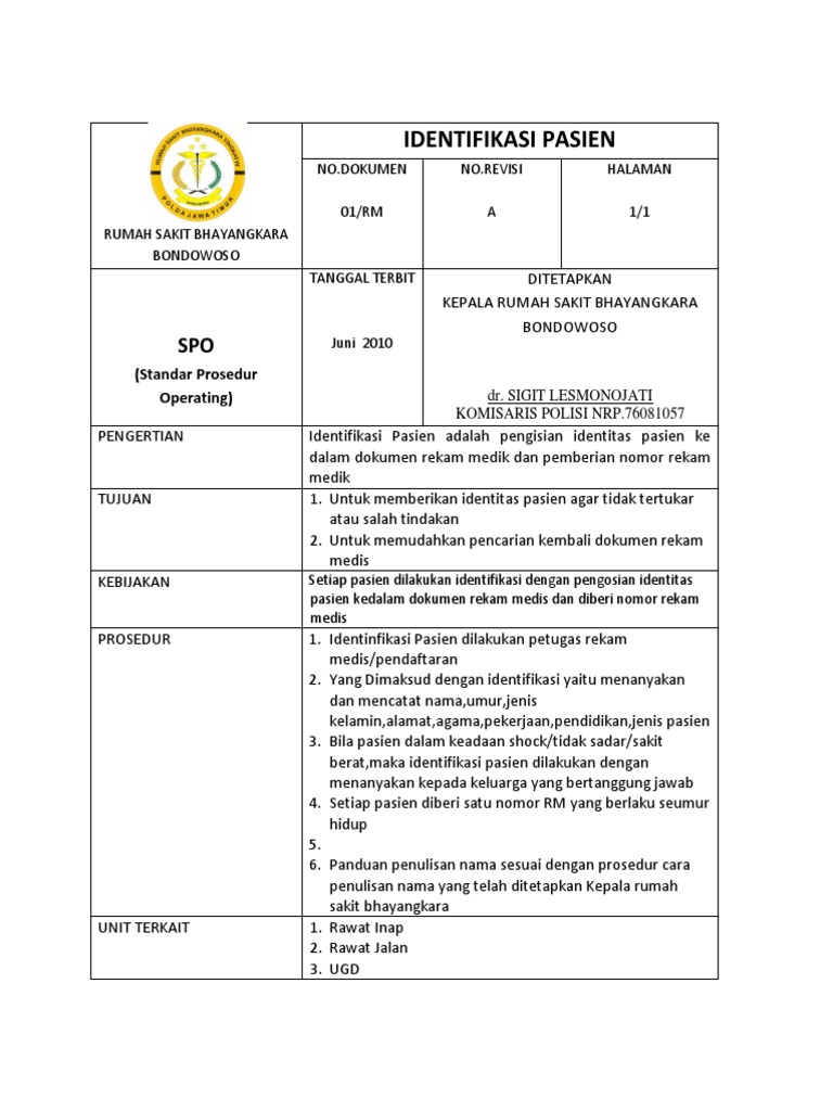 Detail Rekam Medis Rumah Sakit Nomer 13