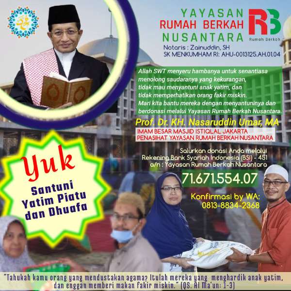 Detail Rekening Rumah Doa Anak Yatim Nomer 22