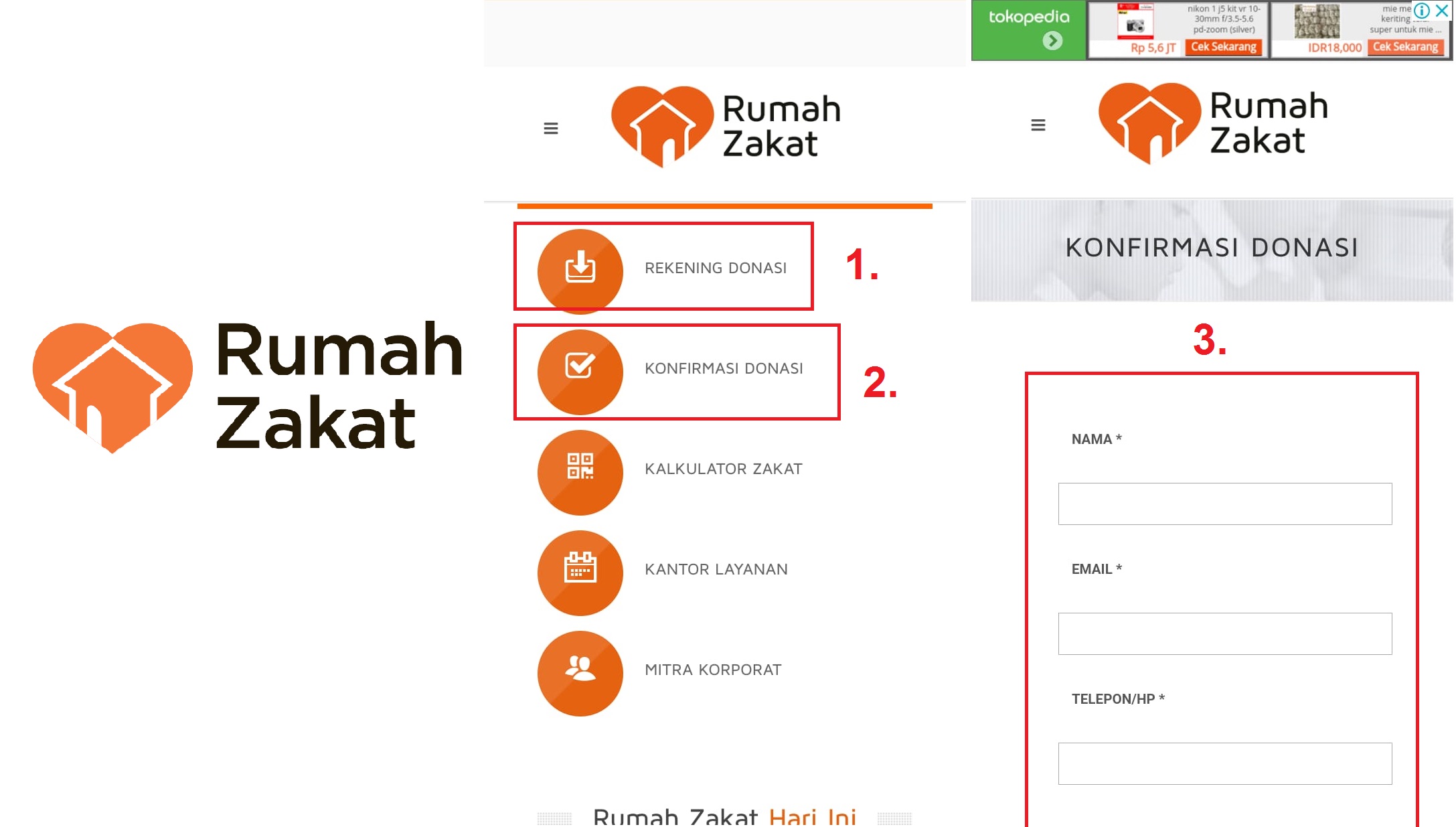 Detail Rekening Rumah Zakat Nomer 24