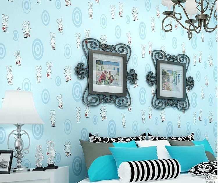 Detail Remaja Wallpaper Dinding Kamar Warna Biru Nomer 2