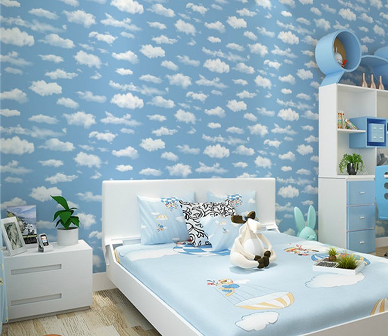 Detail Remaja Wallpaper Dinding Kamar Warna Biru Nomer 21