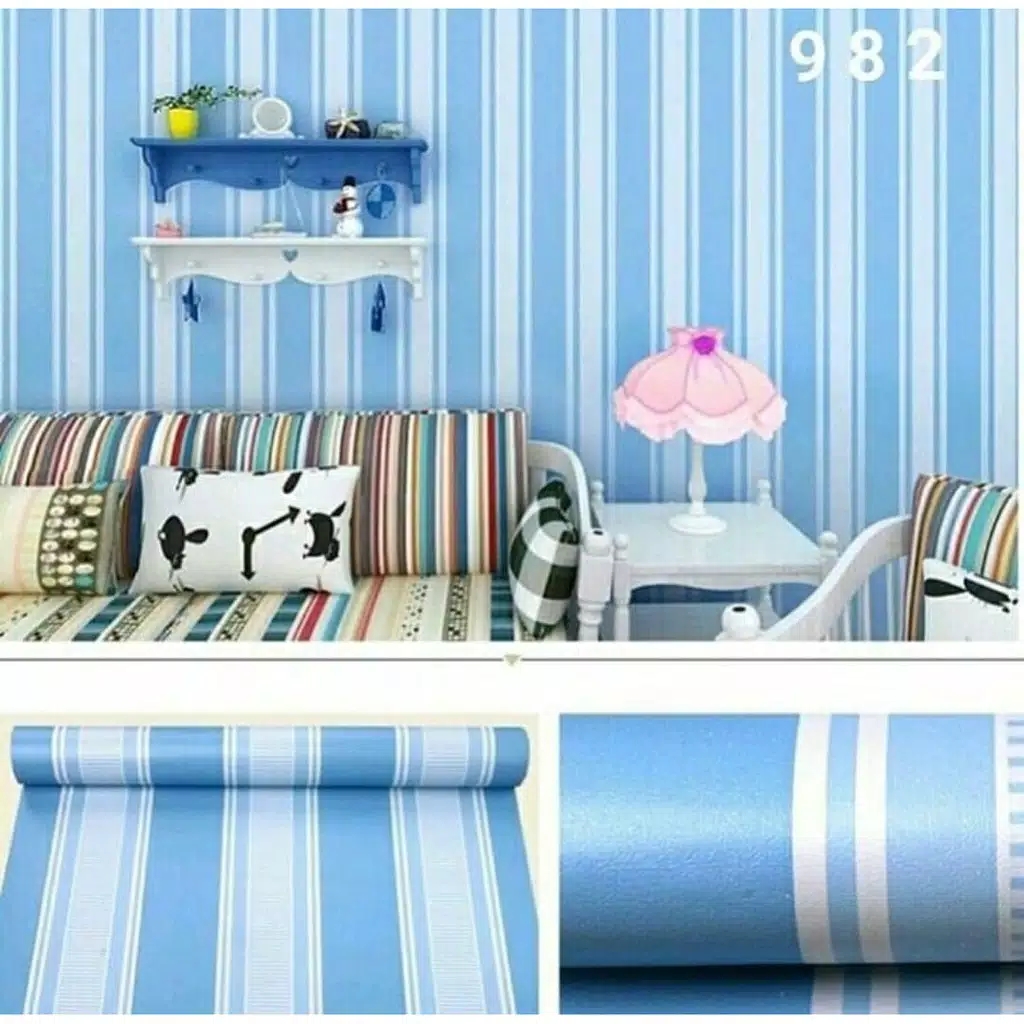 Detail Remaja Wallpaper Dinding Kamar Warna Biru Nomer 27