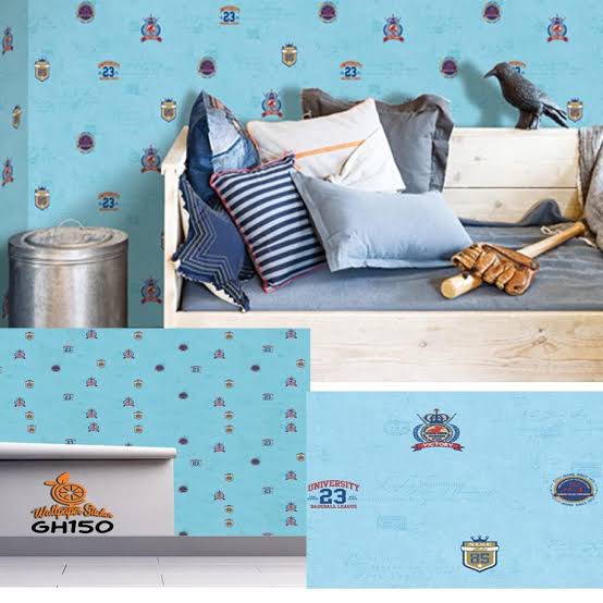 Detail Remaja Wallpaper Dinding Kamar Warna Biru Nomer 39