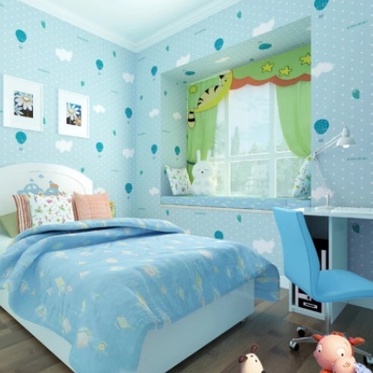 Detail Remaja Wallpaper Dinding Kamar Warna Biru Nomer 5