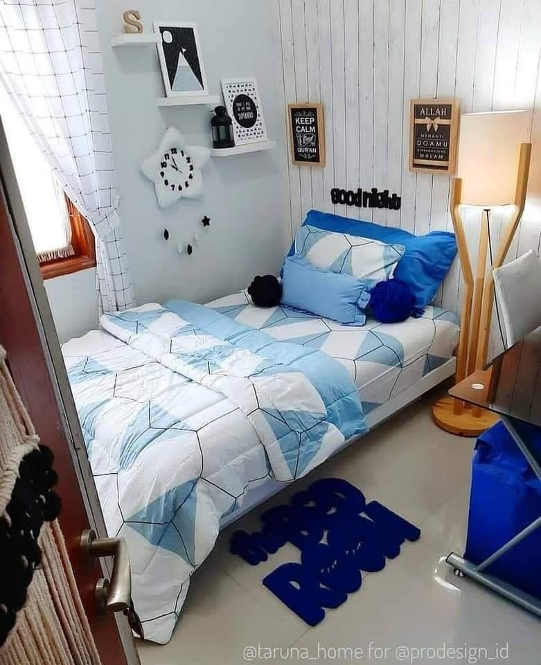 Detail Remaja Wallpaper Dinding Kamar Warna Biru Nomer 55