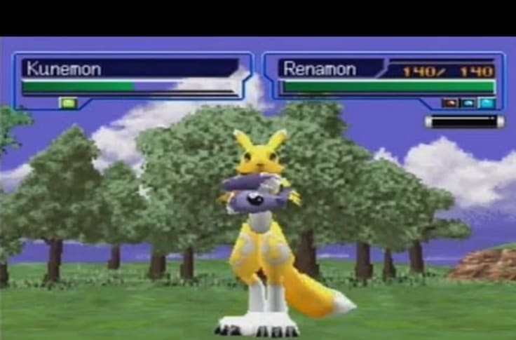 Detail Renamon Digimon World 3 Nomer 18