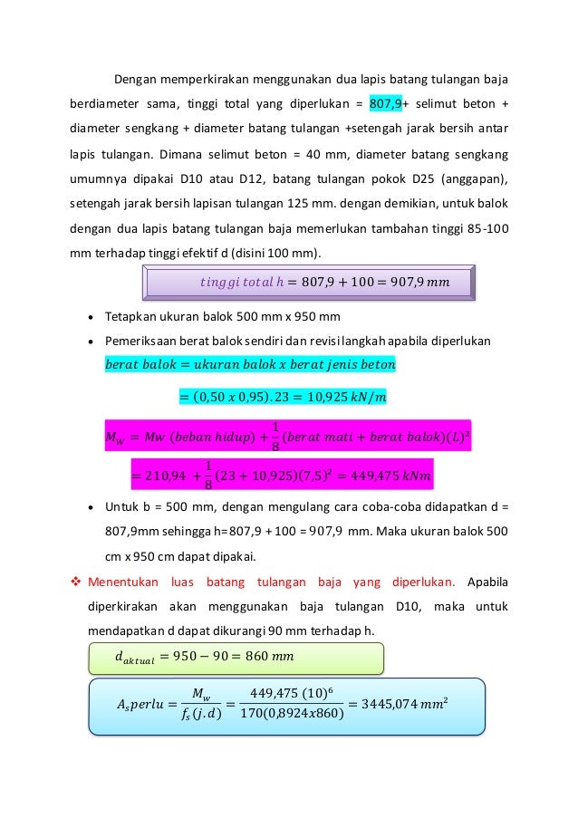 Detail Rencanakan Tulangan Dan Gambar Letak Tulanganya Nomer 12