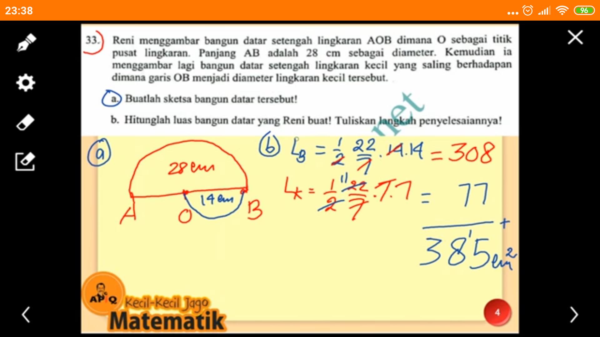 Detail Reni Menggambar Bangun Datar Setengah Lingkaran Nomer 32