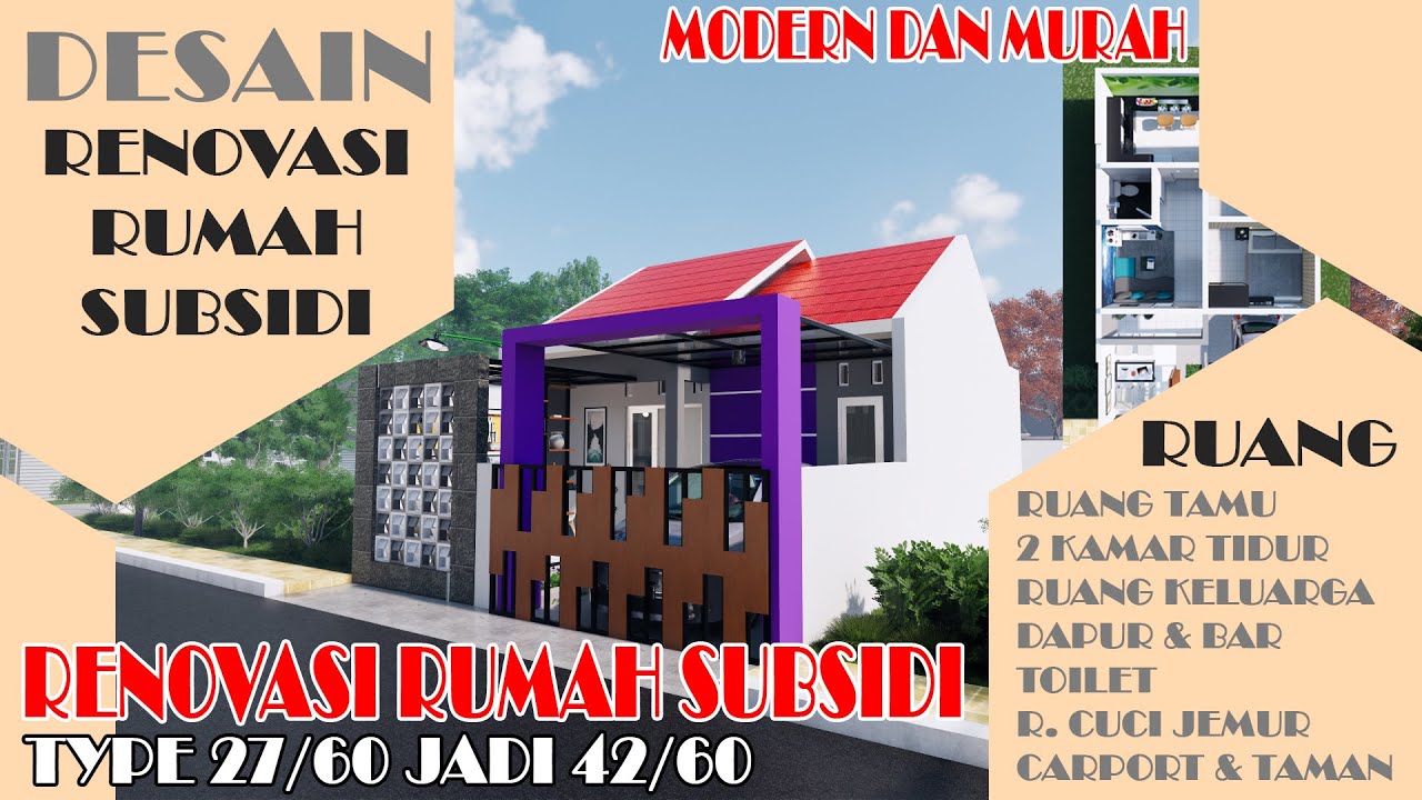 Detail Renovasi Rumah Subsidi Type 27 60 Nomer 15