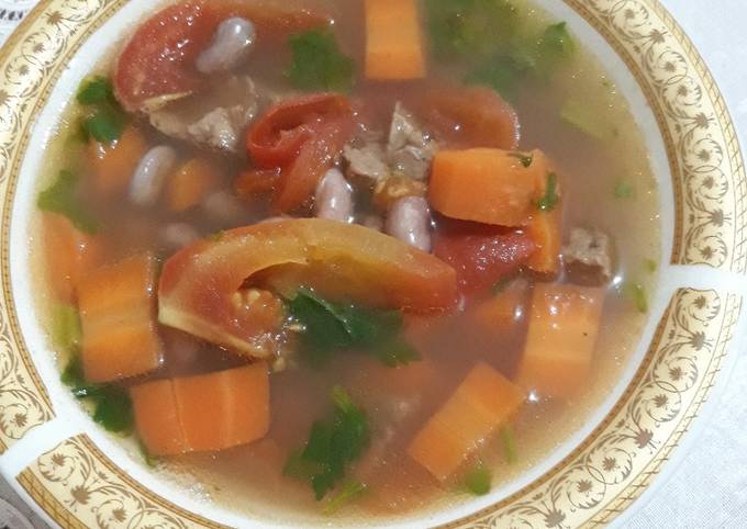 Detail Resep Sup Kacang Merah Vegetarian Nomer 3