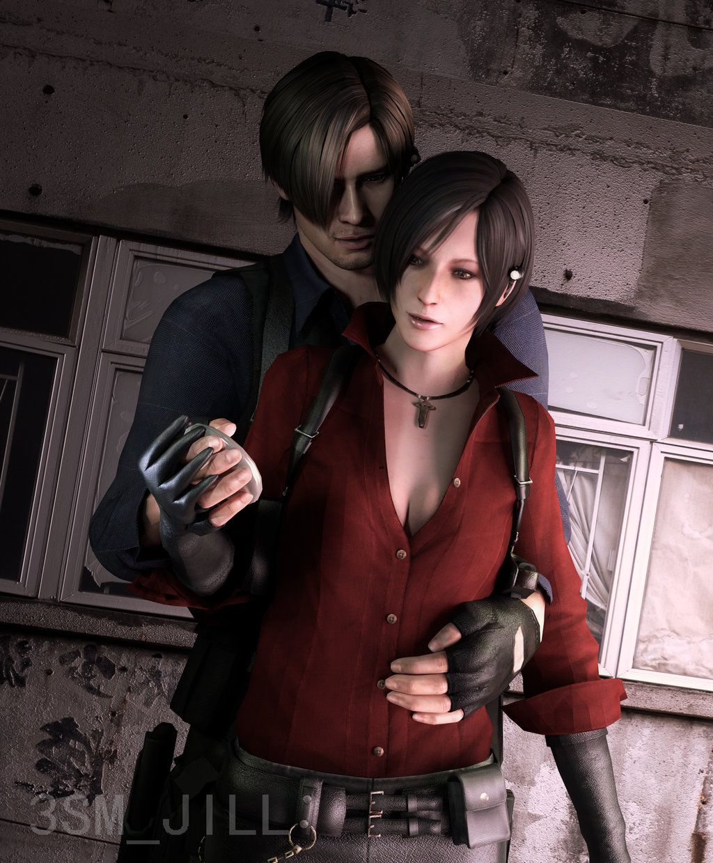 Detail Resident Evil 7 Leon And Ada Nomer 3