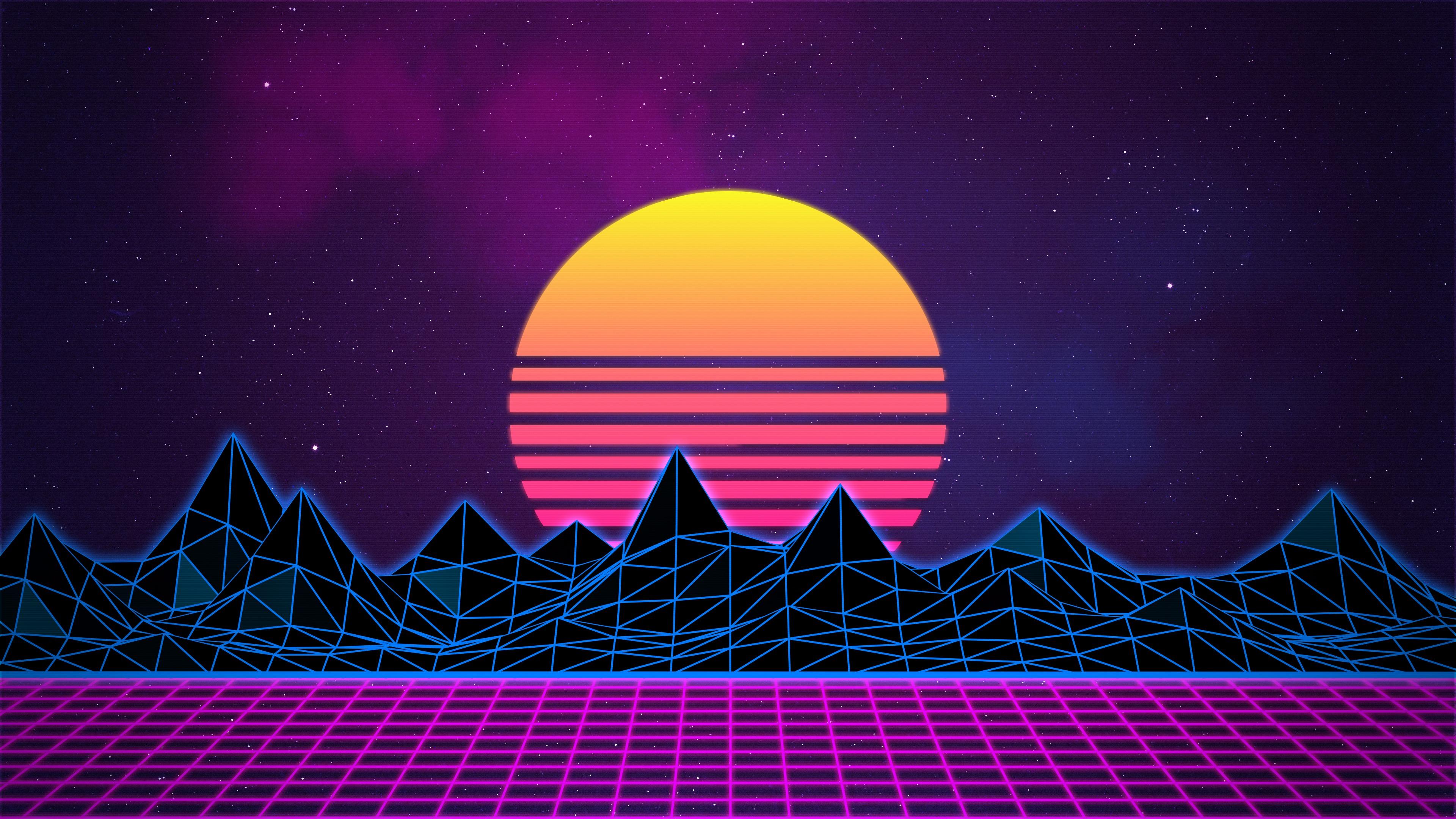 Retro Wave Background - KibrisPDR