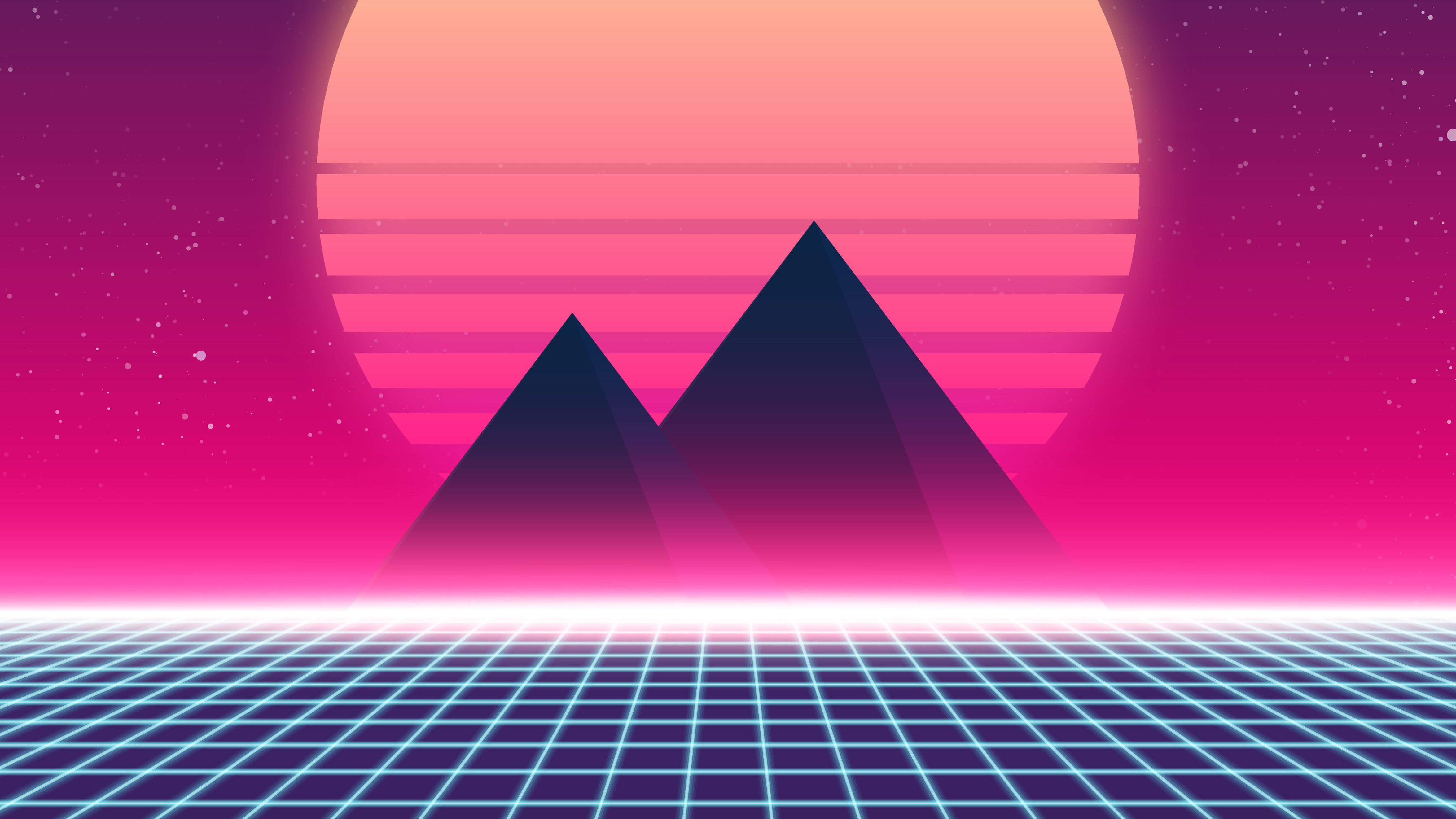 Detail Retro Wave Background Nomer 10