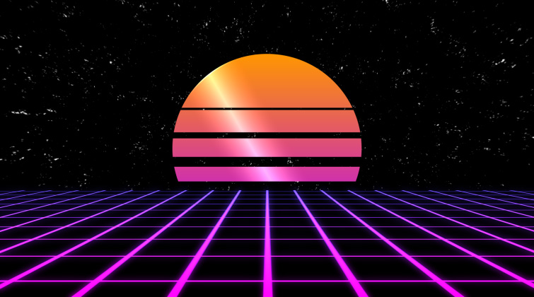 Detail Retro Wave Background Nomer 4