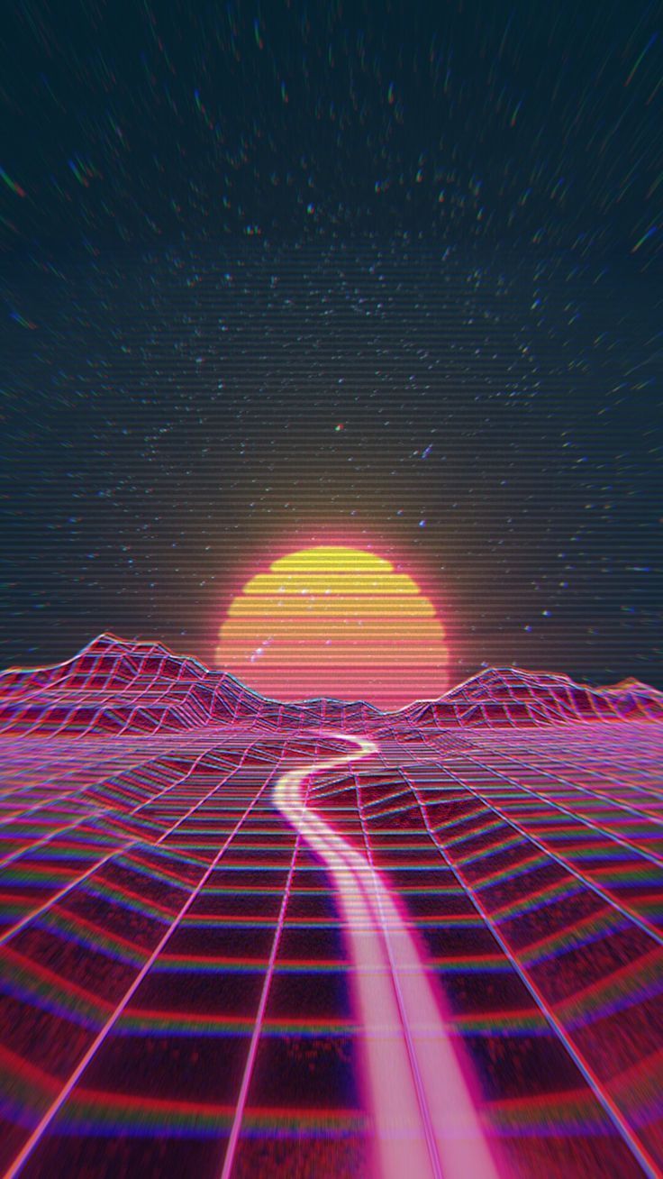 Detail Retro Wave Background Nomer 35