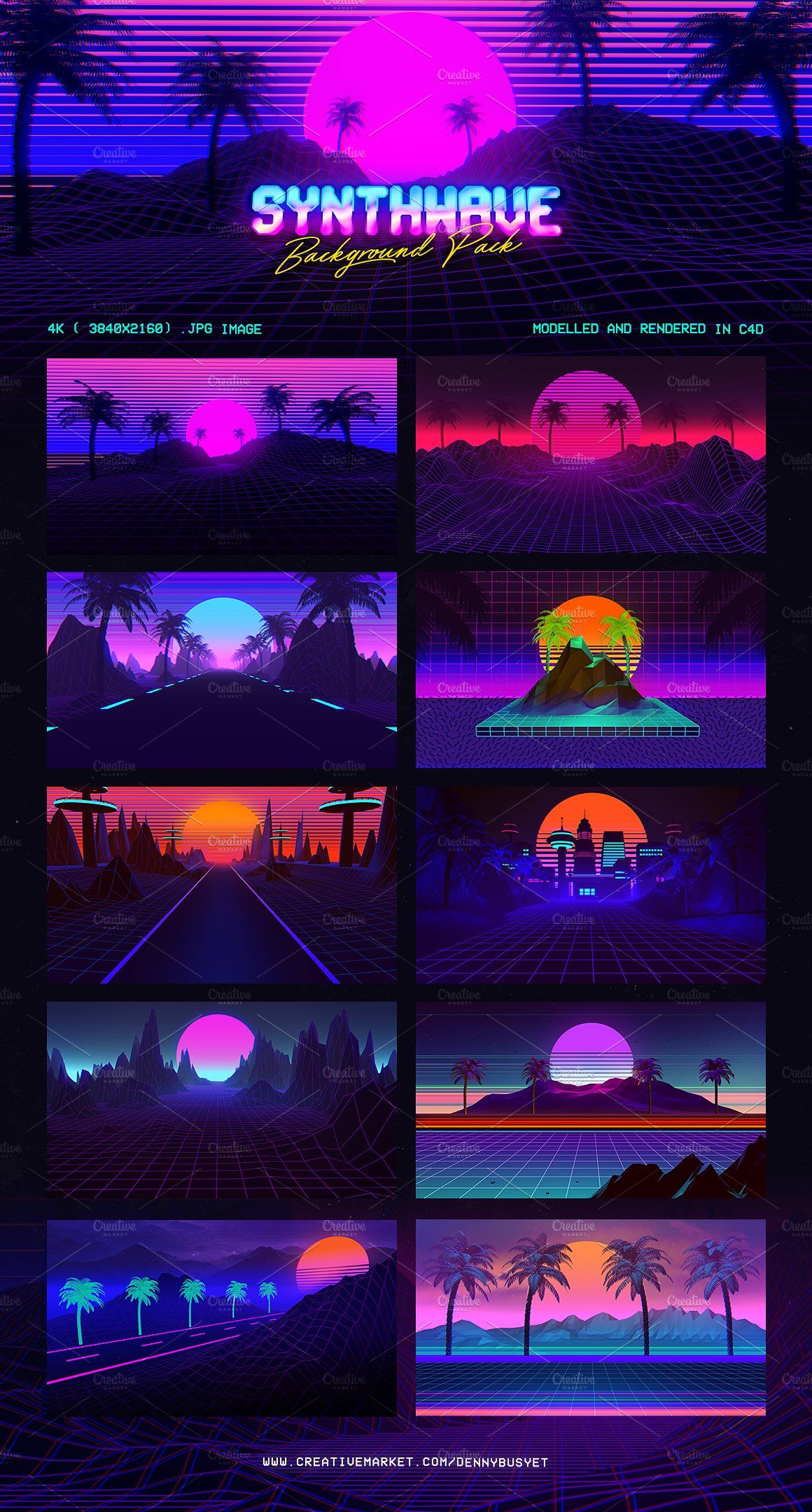 Detail Retro Wave Background Nomer 46