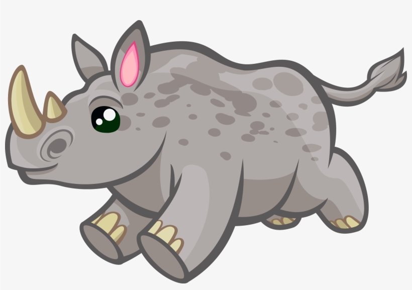 Detail Rhino Clipart Nomer 37