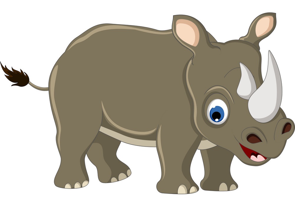 Detail Rhino Clipart Nomer 45