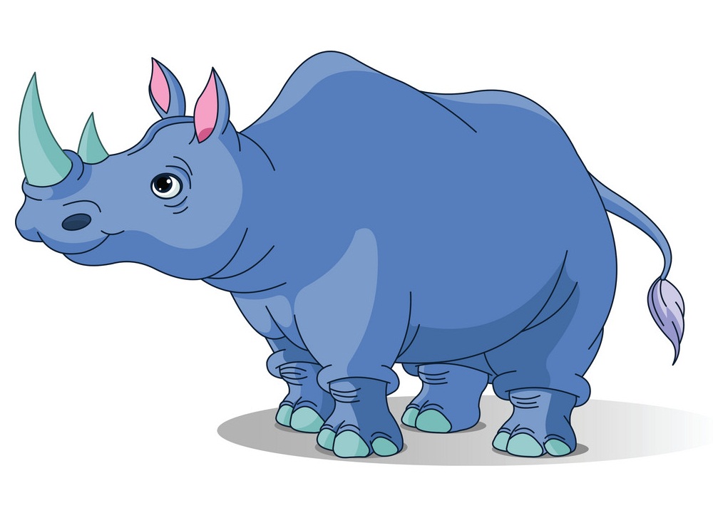 Detail Rhino Clipart Nomer 50