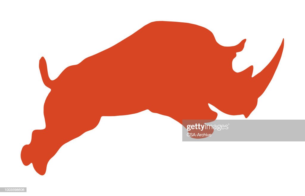 Detail Rhino Silhouette Clip Art Nomer 34