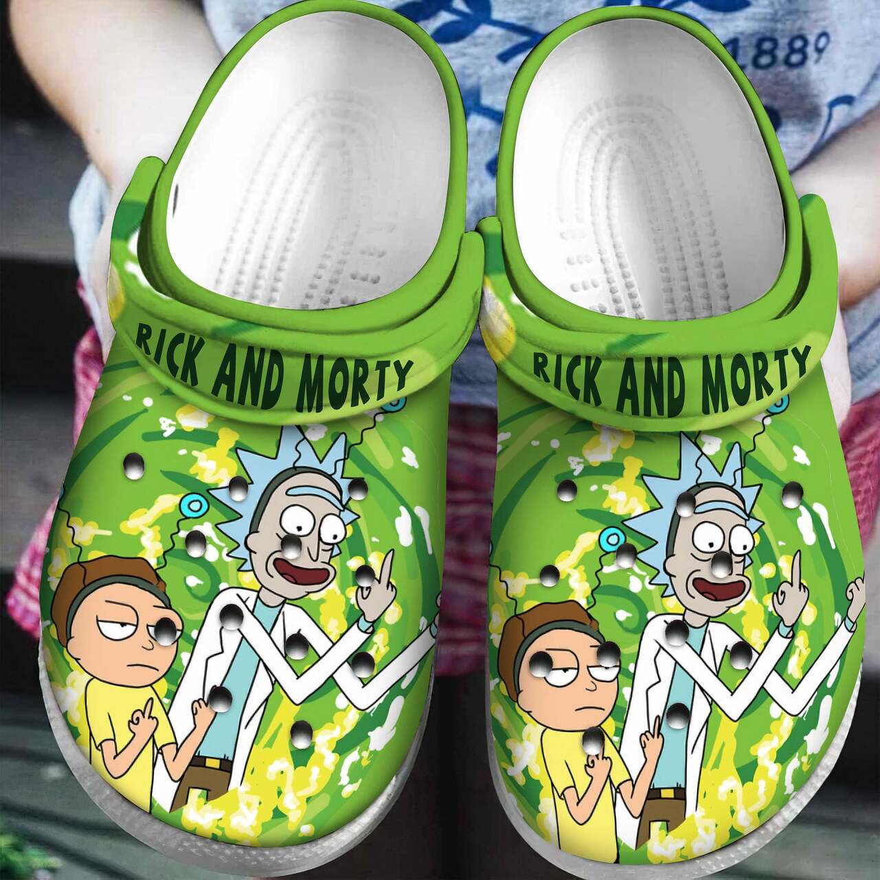 Detail Rick And Mortu Crocs Nomer 9