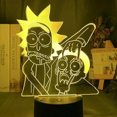 Rick And Morty 3d Lamp - KibrisPDR