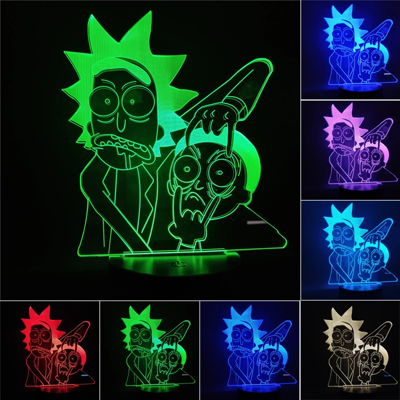 Detail Rick And Morty 3d Lamp Nomer 16