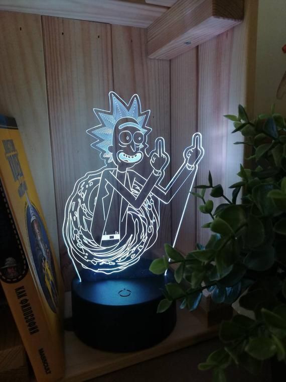 Detail Rick And Morty 3d Lamp Nomer 31