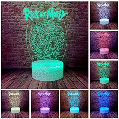 Detail Rick And Morty 3d Lamp Nomer 50