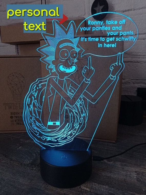 Detail Rick And Morty 3d Lamp Nomer 7