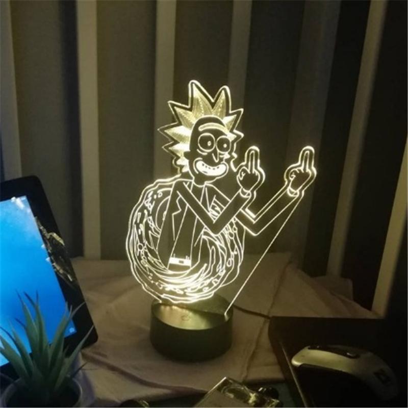 Detail Rick And Morty 3d Lamp Nomer 9