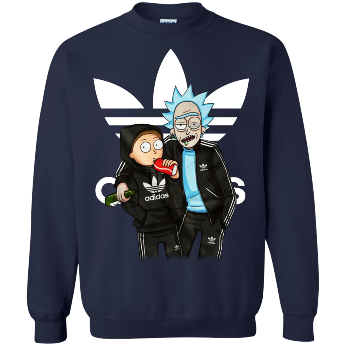 Detail Rick And Morty Adidas Hoodie Nomer 3