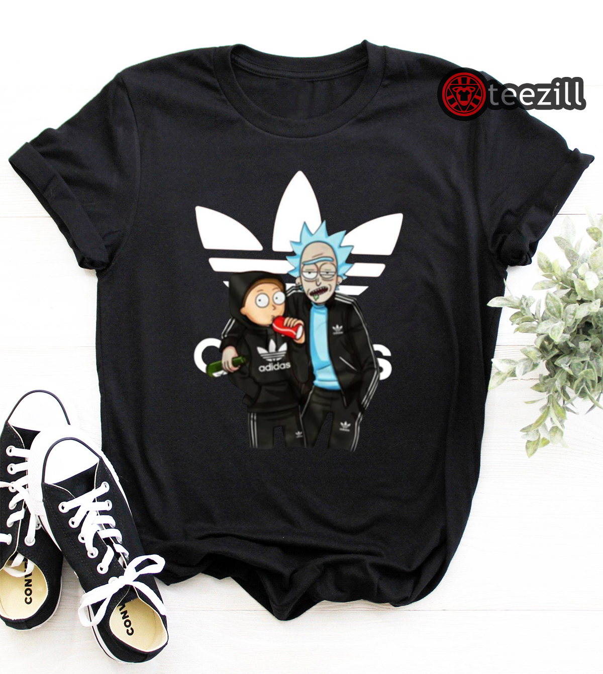 Detail Rick And Morty Adidas Hoodie Nomer 35
