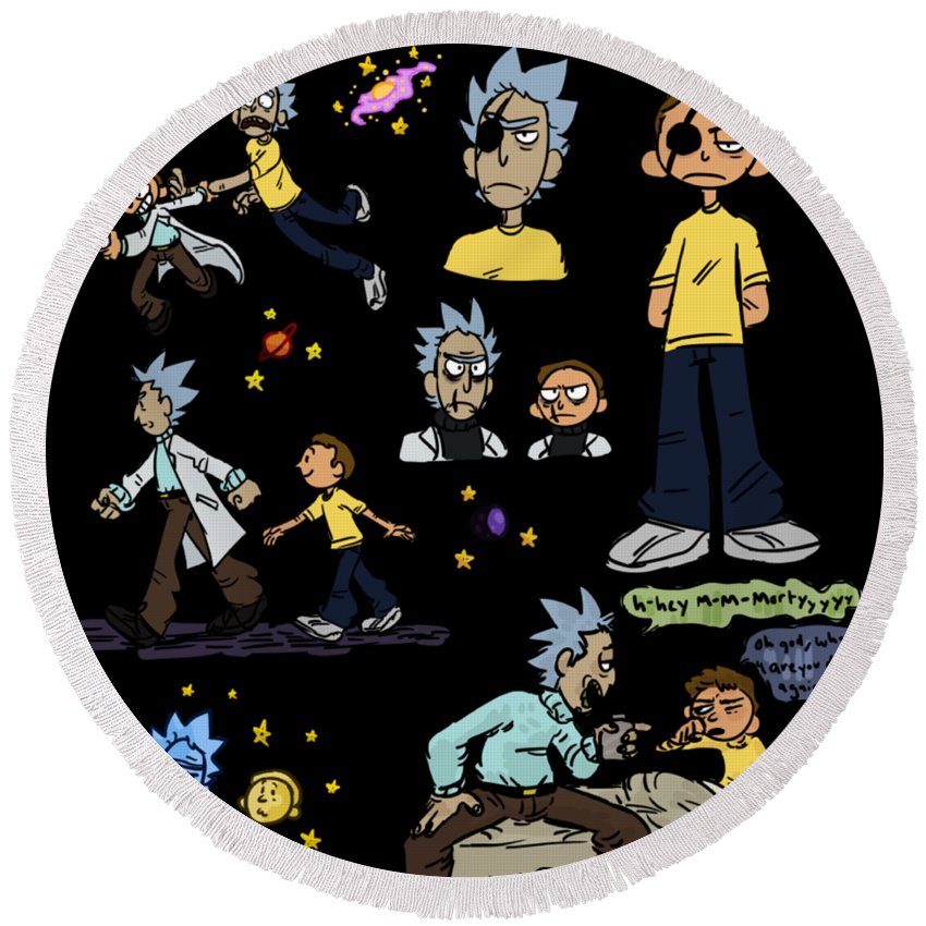 Detail Rick And Morty Beach Towel Nomer 39