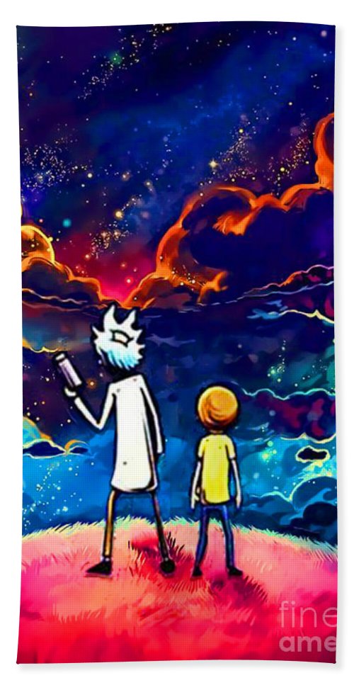 Detail Rick And Morty Beach Towel Nomer 6