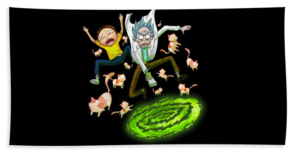 Detail Rick And Morty Beach Towel Nomer 8